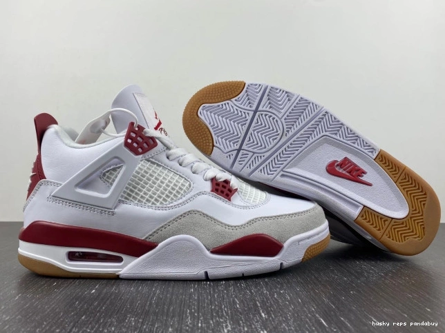 Rep Husky Jordan 4 Red SB Retro Pine DR5415-160 0818
